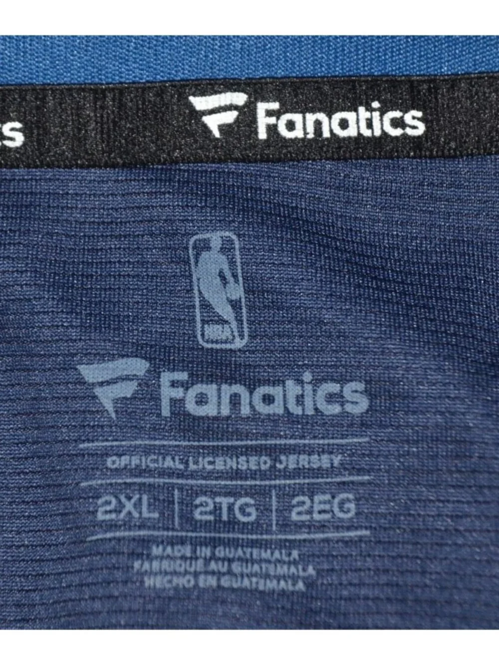 Fanatics Womens Blue Minnesota Timberwolves Towns #32 Jersey Shirt Top Size 2XL